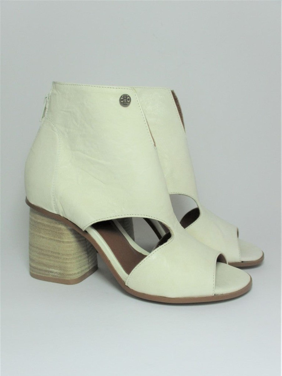 Calzature Oxs | Sandalo Pelle Donna Oxs Sharon 1053 Bianco