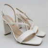 Calzature Albano | Sandalo Pelle Donna Albano 4178 Bianco