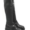 Calzature Lilimill | Stivale Pelle Donna Lilimill 7019 Nero