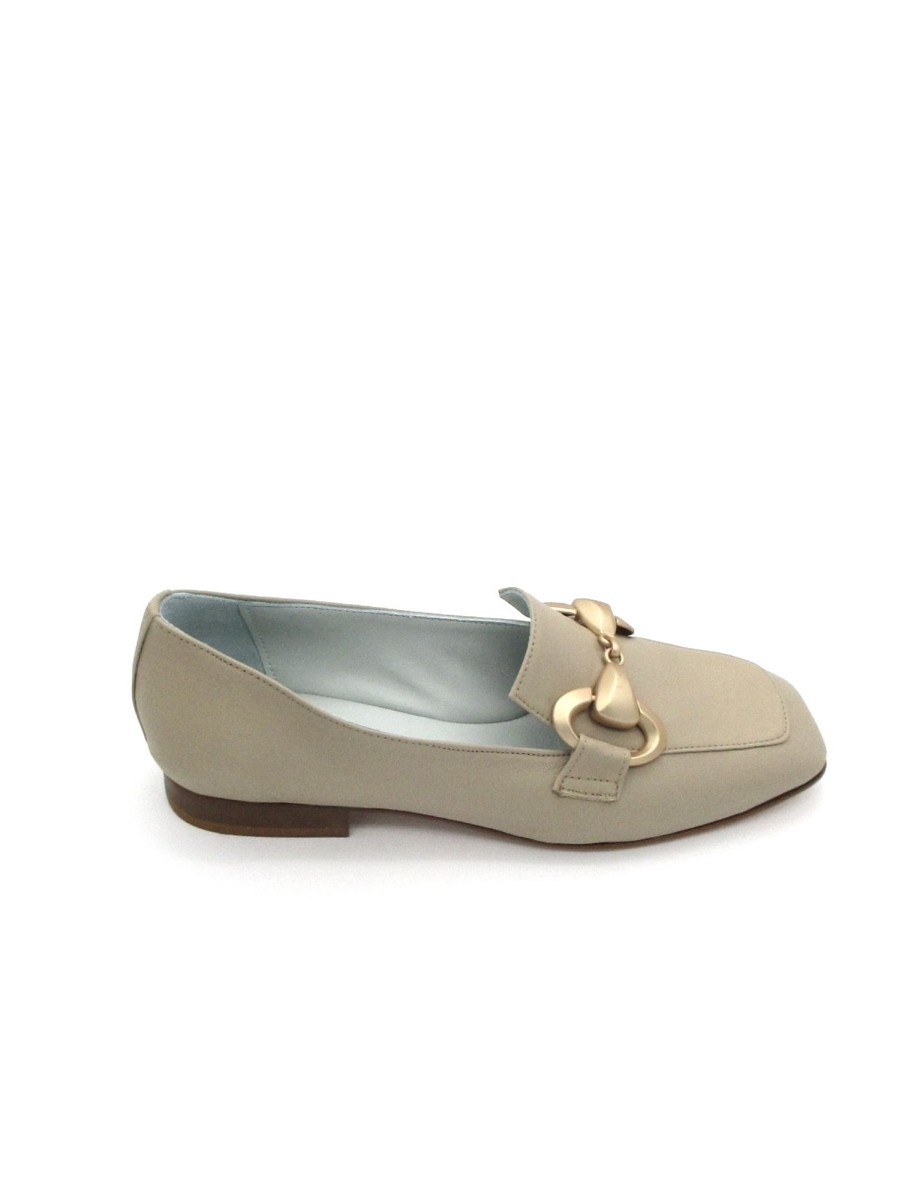 Calzature Poesie Veneziane | Mocassino Pelle Donna Poesie Veneziane Deserto Beige