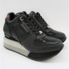 Calzature Apepazza | Sneaker Pelle Donna Apepazza Heidi Nero